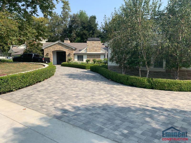 Pavers project in Hidden Hills, CA