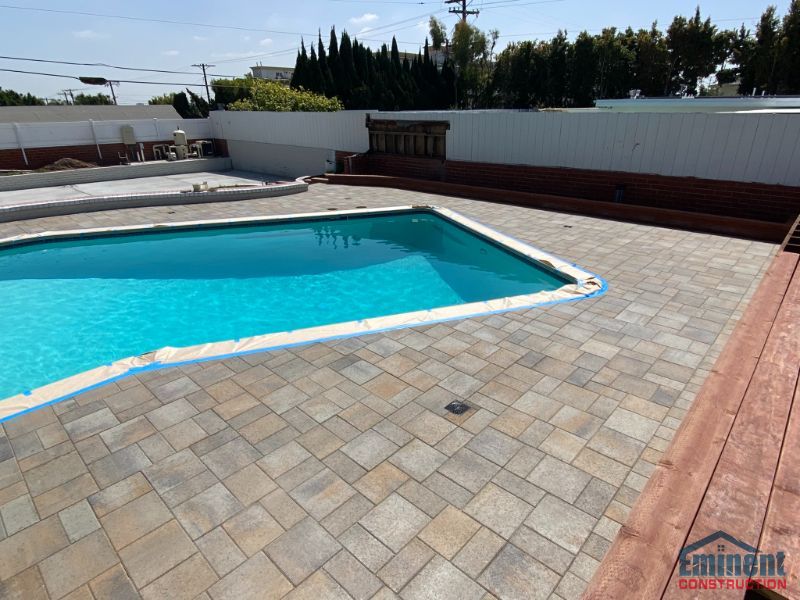 Pavers project in Westchester, CA