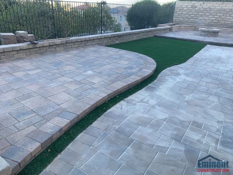 Pavers project in Stevenson Ranch, CA