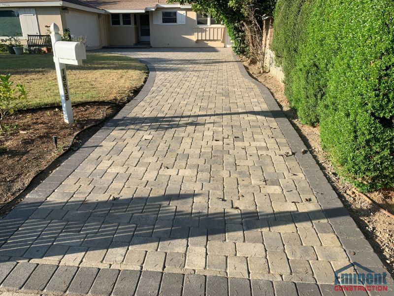 Pavers project in Winnetka, CA