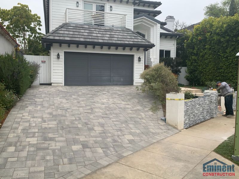 Pavers project in Brentwood, CA