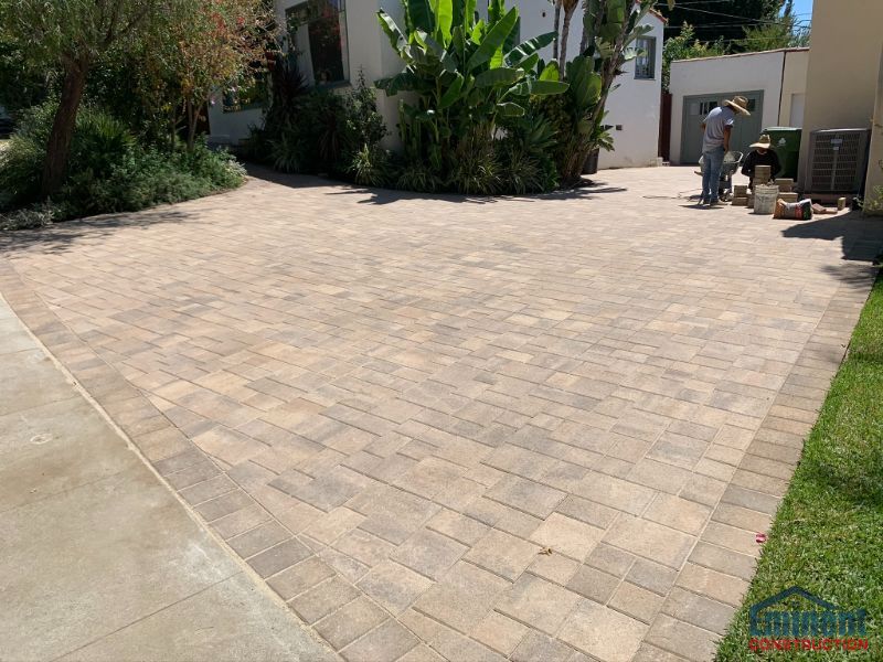 Pavers project in Echo park los angeles, CA